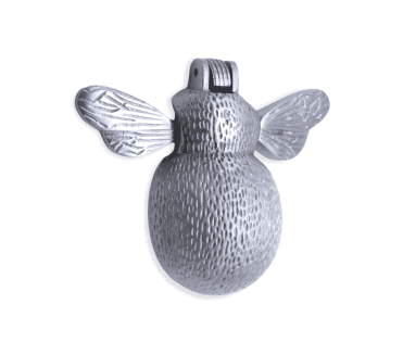 Spira Brass Bumble Bee Door Knocker - Satin Chrome