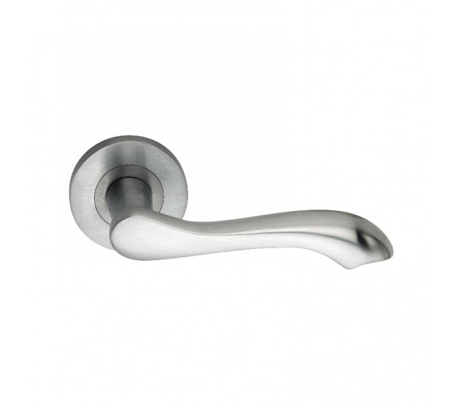Spira Brass Camila Lever On Round Rose - Satin Chrome