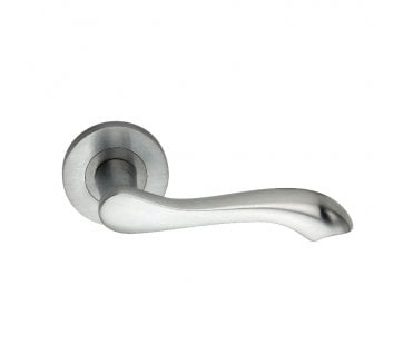 Spira Brass Camila Lever On Round Rose - Satin Chrome