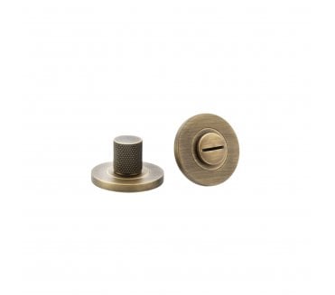 Spira Brass SB3117MANT Connaught Knurled Bathroom Turn & Release Set - Matt Antique