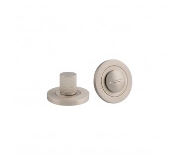 Spira Brass SB3117SN Connaught Knurled Bathroom Turn & Release Set - Satin Nickel