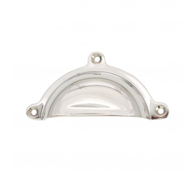 Spira Brass SB2345PN Cottage Drawer Cup Pull - Polished Nickel