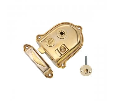 Spira Brass Cromwell Rim Latch - Unlacquered Brass