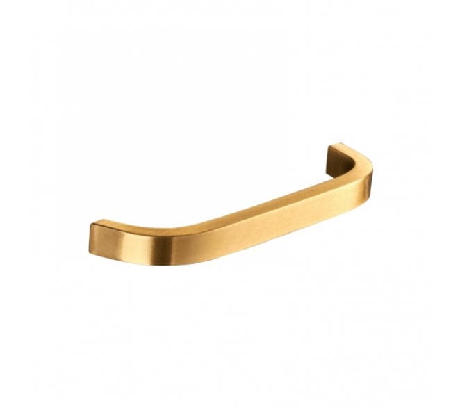 Spira Brass Curve Bar Cabinet Pull Handles - Satin Brass