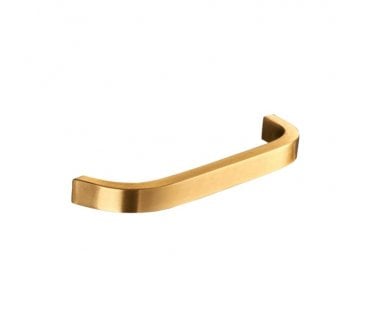 Spira Brass Curve Bar Cabinet Pull Handles - Satin Brass