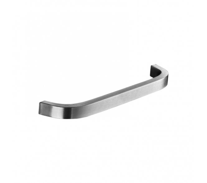 Spira Brass Curve Bar Cabinet Pull Handles - Satin Stainless Steel