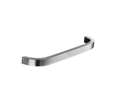 Spira Brass Curve Bar Cabinet Pull Handles - Satin Stainless Steel