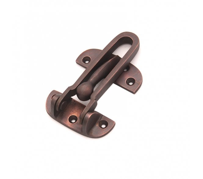 Spira Brass Door Guard - Aged Bronze
