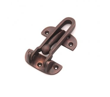 Spira Brass Door Guard - Aged Bronze