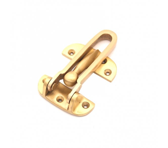 Spira Brass Door Guard - Satin Brass