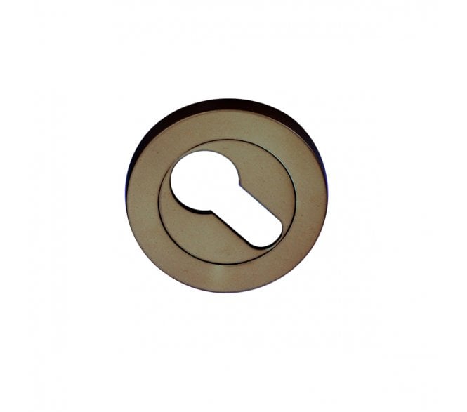 Spira Brass Euro Profile Escutcheon - Antique Brass