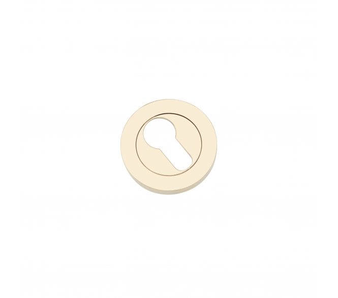 Spira Brass SB3104PVDB Euro Profile Escutcheon - PVD Brass