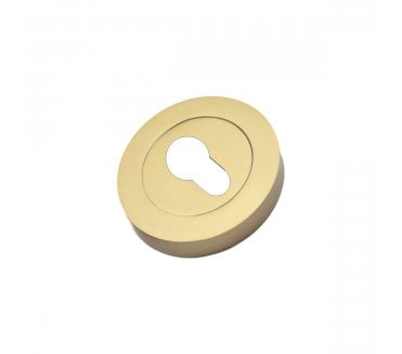 Spira Brass Euro Profile Escutcheon - Satin Brass