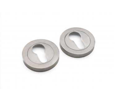 Spira Brass Euro Profile Escutcheon - Satin Nickel