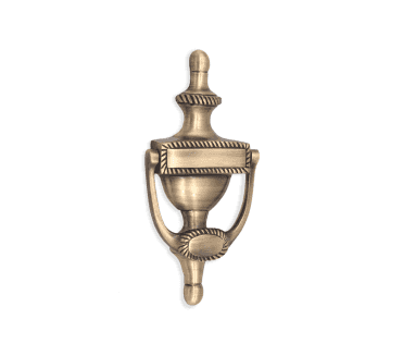 Spira Brass Georgian Door Knocker - Antique Brass