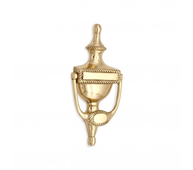 Spira Brass Georgian Door Knocker - Polished Brass