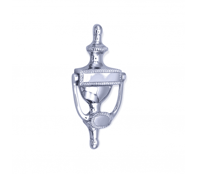 Spira Brass Georgian Door Knocker - Polished Chrome
