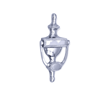Spira Brass Georgian Door Knocker - Polished Chrome