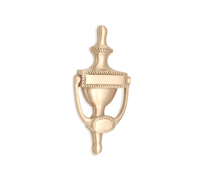 Spira Brass Georgian Door Knocker - Satin Brass