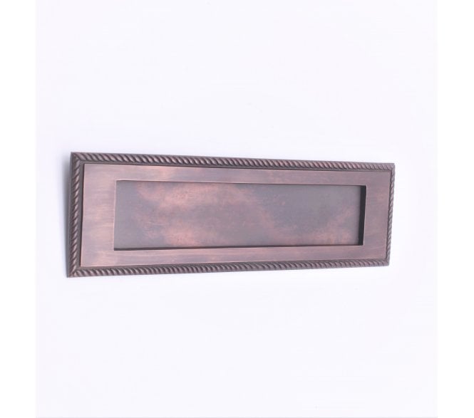 Spira Brass Georgian Letter Plates - 250x75mm - Aged Bronze