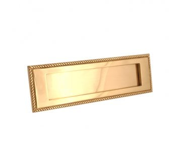 Spira Brass Georgian Letter Plates - 250x75mm - Polished Brass