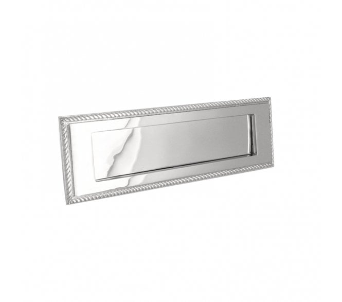 Spira Brass Georgian Letter Plates - 250x75mm - Polished Chrome