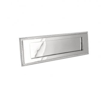 Spira Brass Georgian Letter Plates - 250x75mm - Polished Chrome