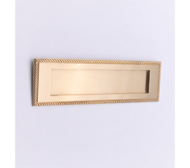 Spira Brass Georgian Letter Plates - 250x75mm - Satin Brass