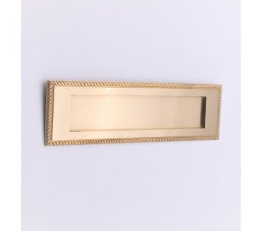 Spira Brass Georgian Letter Plates - 250x75mm - Satin Brass