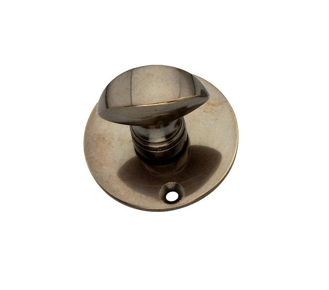 Spira Brass Lady Bathroom Turn & Release - Antique Brass