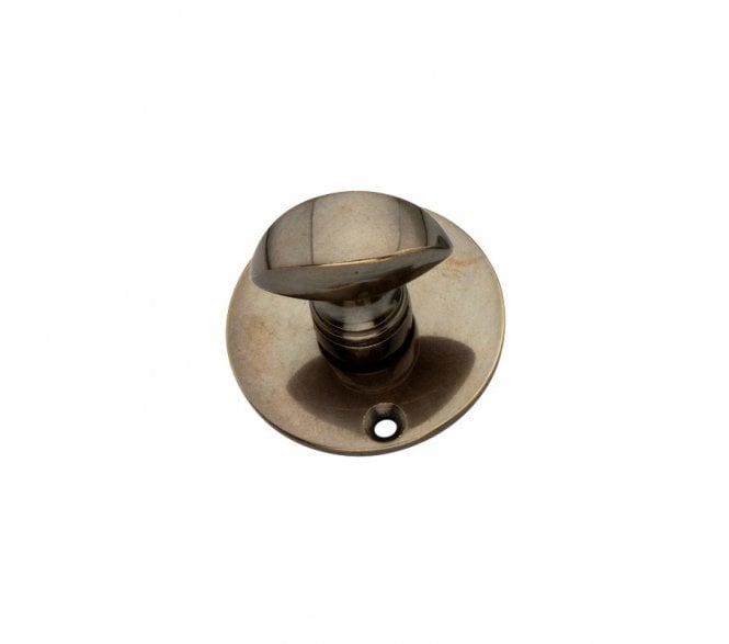 Spira Brass Lady Bathroom Turn & Release - Natural Antique