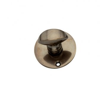 Spira Brass Lady Bathroom Turn & Release - Natural Antique