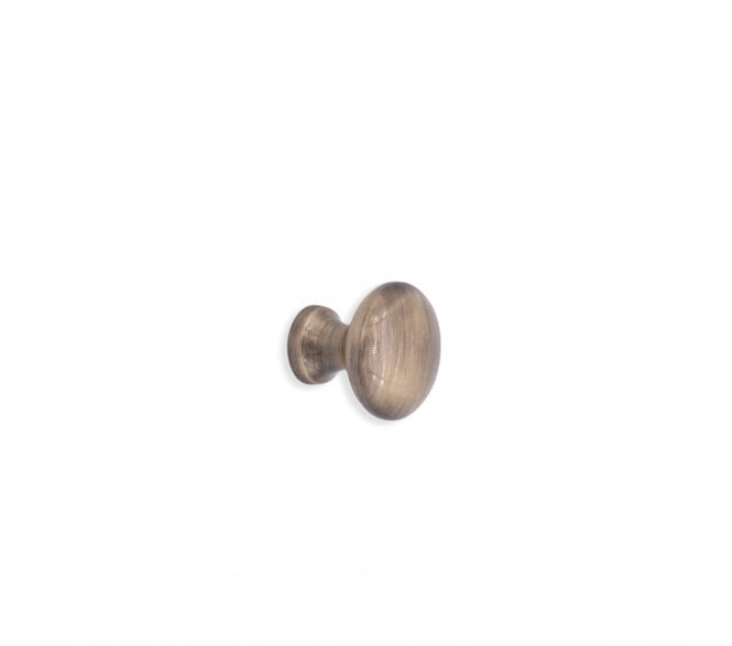 Spira Brass Mushroom Cabinet Knobs - Antique Brass