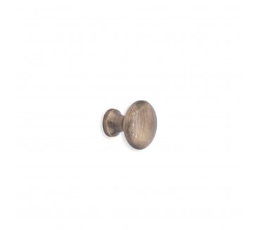 Spira Brass Mushroom Cabinet Knobs - Antique Brass