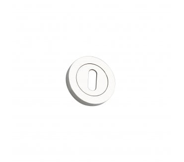 Spira Brass SB3105PN Oval Covered Keyhole Escutcheon - Polished Nickel