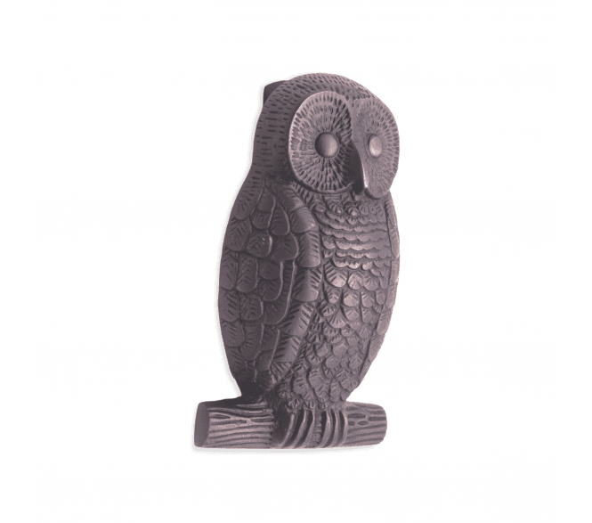 Spira Brass Owl Door Knocker - Aged Bronze