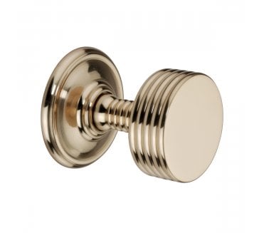 Spira Brass Oxford Mortice Door Knobs - Polished Brass