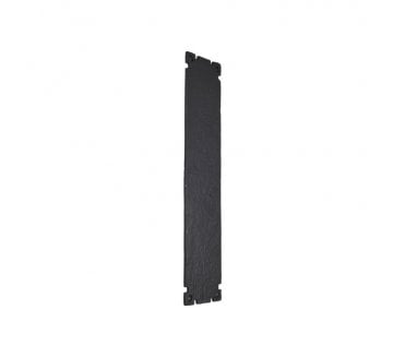 Spira Brass Rectangular Finger Plate - Black Antique