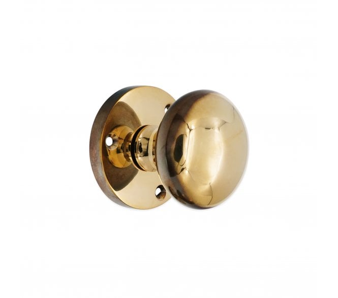Spira Brass SB2114AB Victorian Mortice Knobs - Aged Brass
