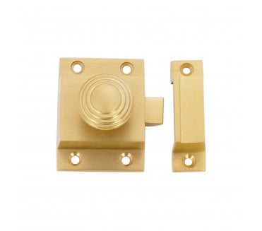 Spira Brass SB2352PBUL Beehive Cupboard Catch - Unlacquered Brass