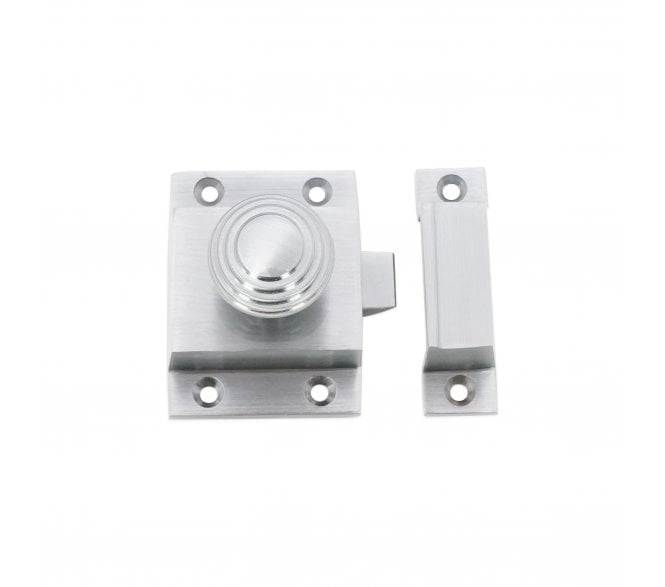 Spira Brass SB2352SC Beehive Cupboard Catch - Satin Chrome