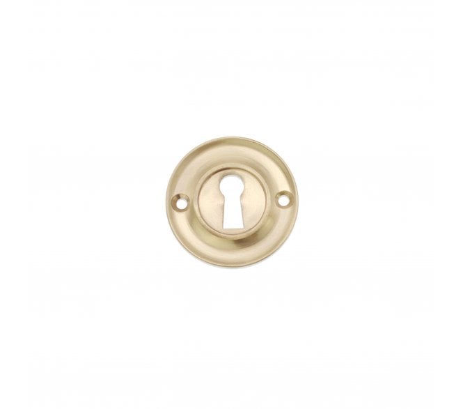 Spira Brass SB3118SB Slimline Keyhole Escutcheon - Satin Brass