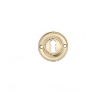 Spira Brass SB3118SB Slimline Keyhole Escutcheon - Satin Brass