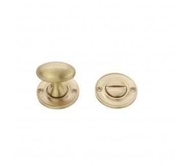 Spira Brass SB3119SB Slimline Bathroom Turn & Release Set - Satin Brass