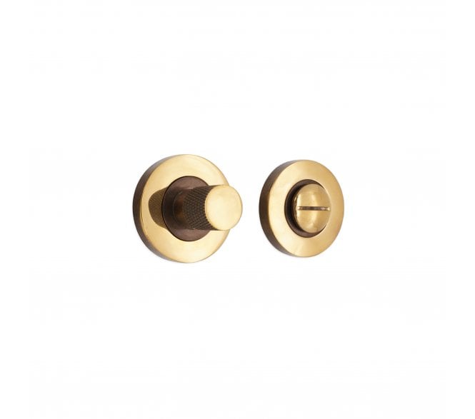 Spira Brass SB3121AB Jewel Knurlmond Bathroom Turn & Release Set - Aged Brass