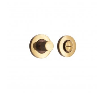Spira Brass SB3121AB Jewel Knurlmond Bathroom Turn & Release Set - Aged Brass