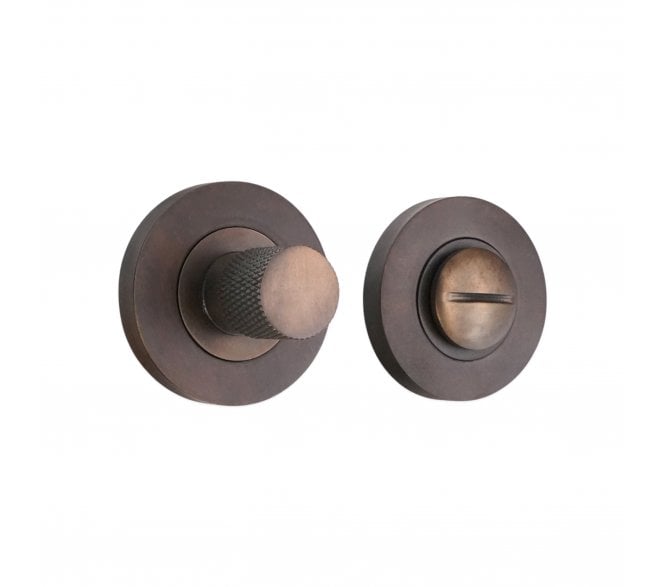 Spira Brass SB3121MANT Jewel Knurlmond Bathroom Turn & Release Set - Matt Antique