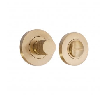 Spira Brass SB3121SB Jewel Knurlmond Bathroom Turn & Release Set - Satin Brass