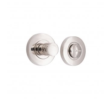 Spira Brass SB3122PN Hammered Knurlmond Bathroom Turn & Release Set - Polished Nickel