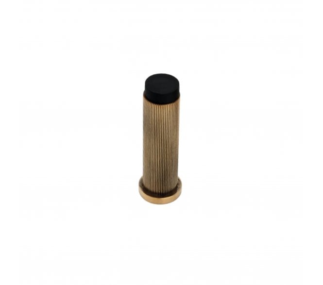 Spira Brass SB5113AB Connaught Linear Skirting Mounted Door Stop - Aged Brass